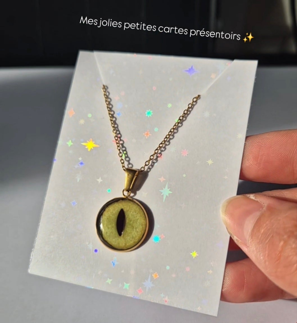 Collier Iris (capturer l'iris de votre animal)