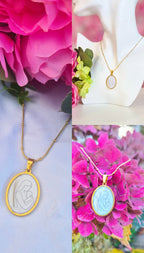 Collier Mom- souvenirs meches bébé 👣