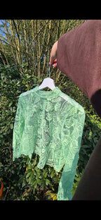 Blouse dentelle dos nu