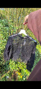 Blouse dentelle dos nu