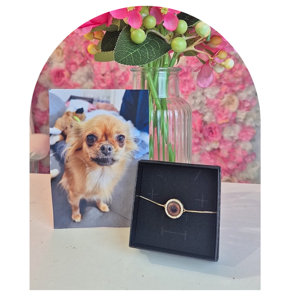 Bracelet souvenir Iris - acier inoxydable & zircon 💎