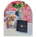 Bracelet souvenir Iris - acier inoxydable & zircon 💎