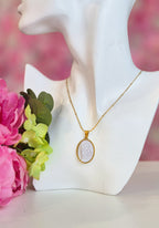 Collier Mom- souvenirs meches bébé 👣