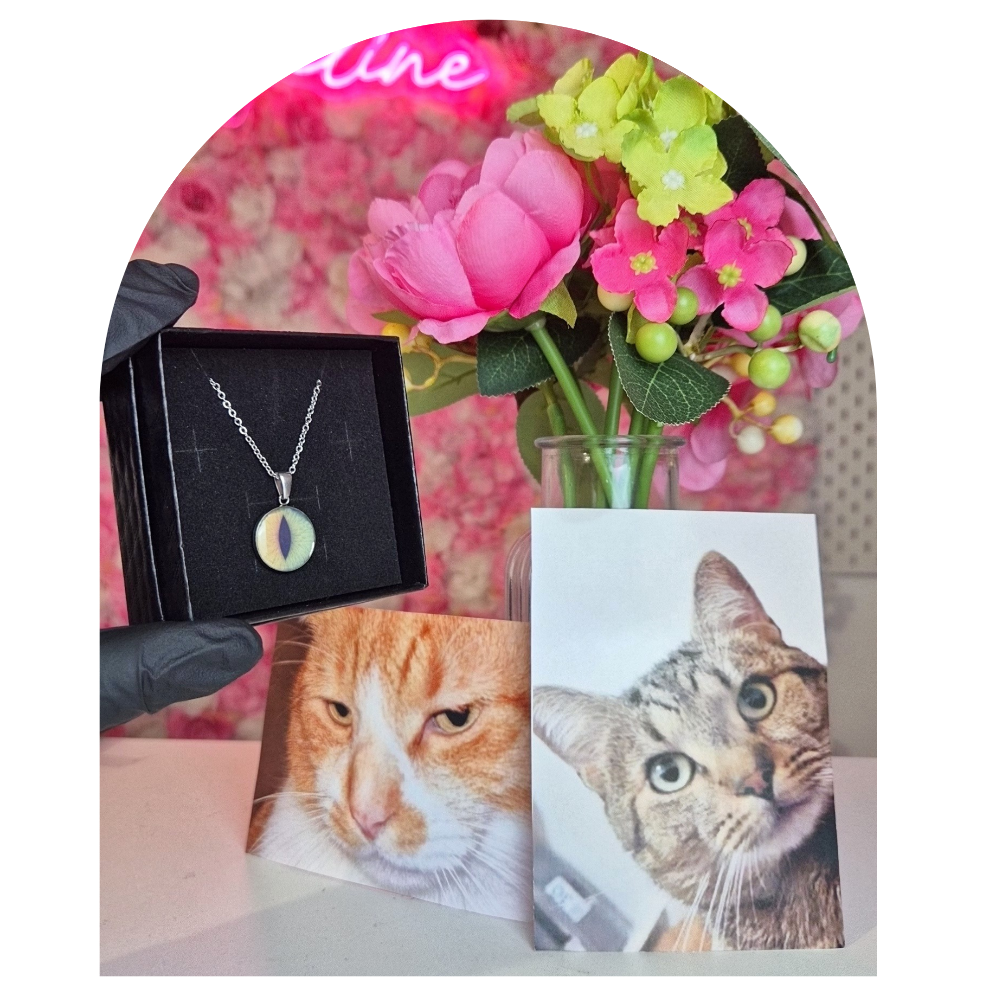 Collier Iris souvenirs🐾 (animaux,humains)